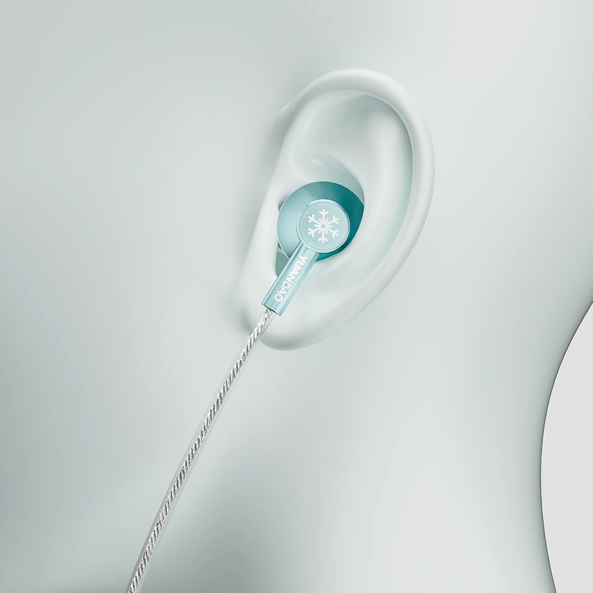 NICEHCK StringSnow 인이어 이어폰 10mm 큰 사이즈 다이나믹 드라이버3.5mm/Type-C 플러그 HiFi 유선 HD 마이크폰 뮤직 스포츠 게이밍 IEM