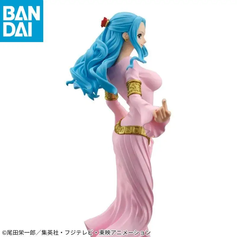 정품 반다이 나메코 ​​반프레스토 원피스 25Th 글리터 글래머 Nefeltari D vivi 23Cm Pvc 애니메이션 피규어 모델 컬렉션 장난감 선물