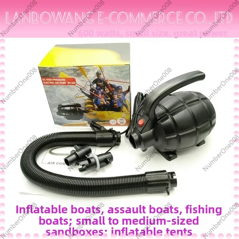 US Plug High Pressure High Power Electric Air Pump Blower For Inflatable Castle Sand Pool Boat Tent Air Model Outdoor