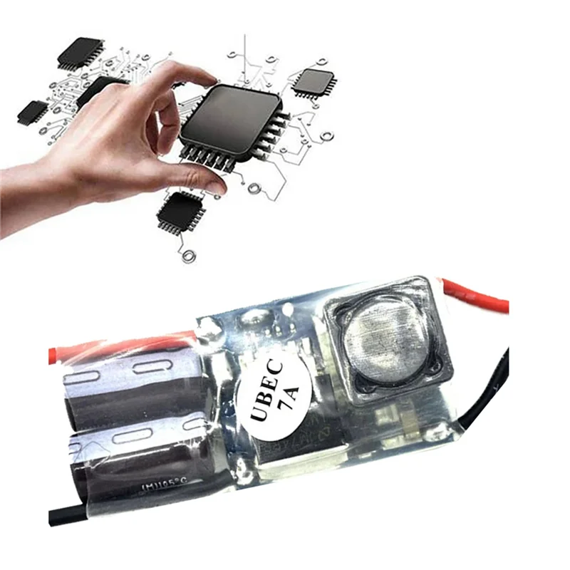High Quality-7A 2-7S FPV Receiver Power Supply Voltage Regulator External BEC (UBEC) 5V Step-Down Regulator Module For RC Airpla