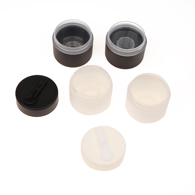 30/50g lege gezichtscrèmepot met magnetische lepel Frosted Plastic Lotionfles Maskerpot Cosmetische verpakkingscontainer