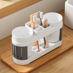 Bathroom Organizer Bathroom Countertop Toothbrush Organizer Toothbrush Storage Stand Multiuse Kitchen Home Storage Holder