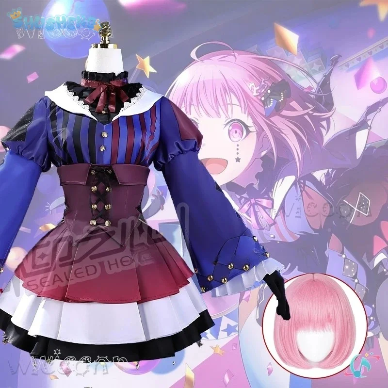

Game PJSK Project Sekai Otori Emu Cosplay Costume Anime Character Outfit Colorful Stage Woman Party Halloween Outfit Girl