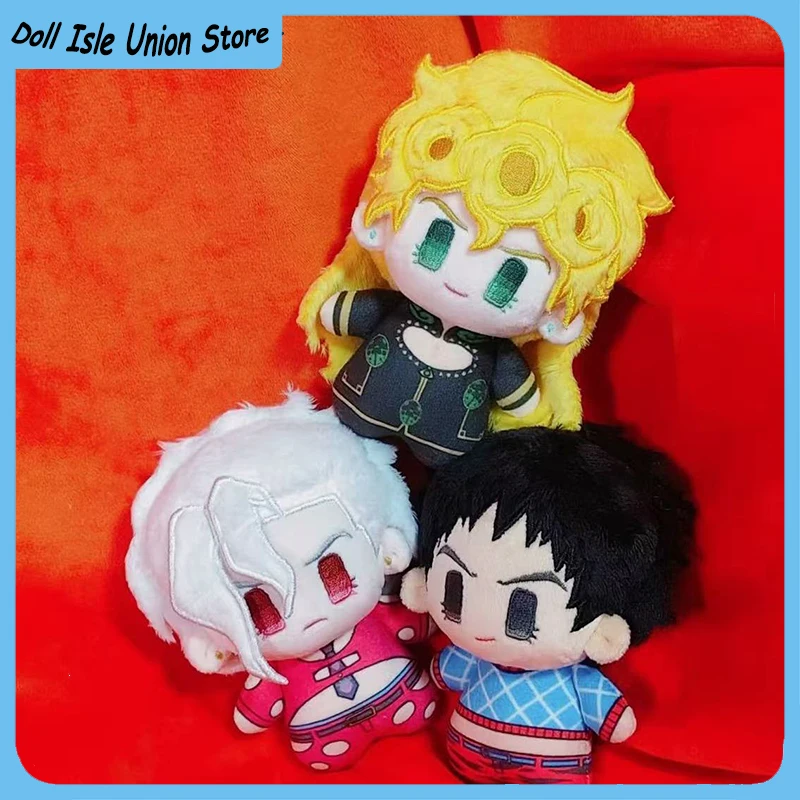 

Guīdo Mista Fugo Giorno Giovanna Attributes 10cm Q Version Pendan Mini Prited Body Doll Plushie Gift Anime Plush Toy Figurine