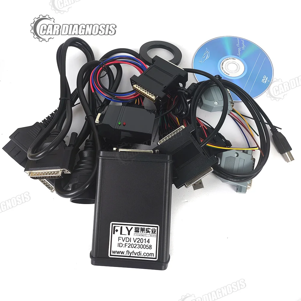 FVDI 2014 pk SVCI 2020 OBD2 Key programmer Tool No Limited SVCI Abrite Commander SVCI ING Car Diangostic Tool Change KM