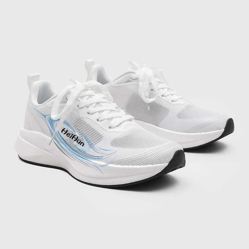 Men Women Running Shoes Carbon Plate Cushioned Sneakers Lightweight Mesh Athletic Shoes Non-Slip Racing Jogging Shoes Size 35-45