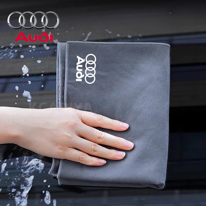 For Audi S3 S4 S5 S6 RS3 RS4 RS5 Q2 Q3 Q5 Q7 Q8 SQ5 TT A3 A4 A5 A6 A7 A8 Car Wash Towe Microfiber Towel