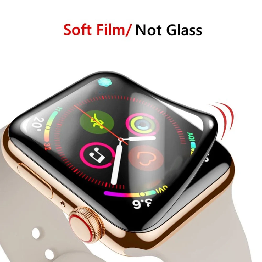 2 pièces Film de couverture complète en TPU Film de Protection anti-rayures Film de Protection d'écran pour Apple Watch 1-9 SE 38 40 41 42 44 45 49mm