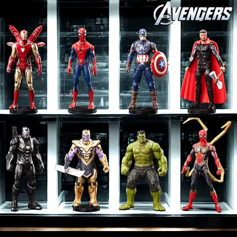 ZD Toys Avengers Legends Iron Man Spider-Man Thor Captain America Thanos Hulk War Machine Actionfigurer Gif 8 best sales Kapten Amerikas actionfigur - №4