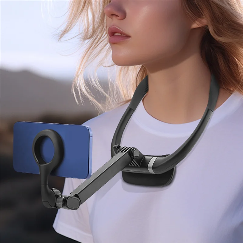 Silicone Magnetic Quick Release Neck Mount Hold For Smart Phone Replacement Accessories