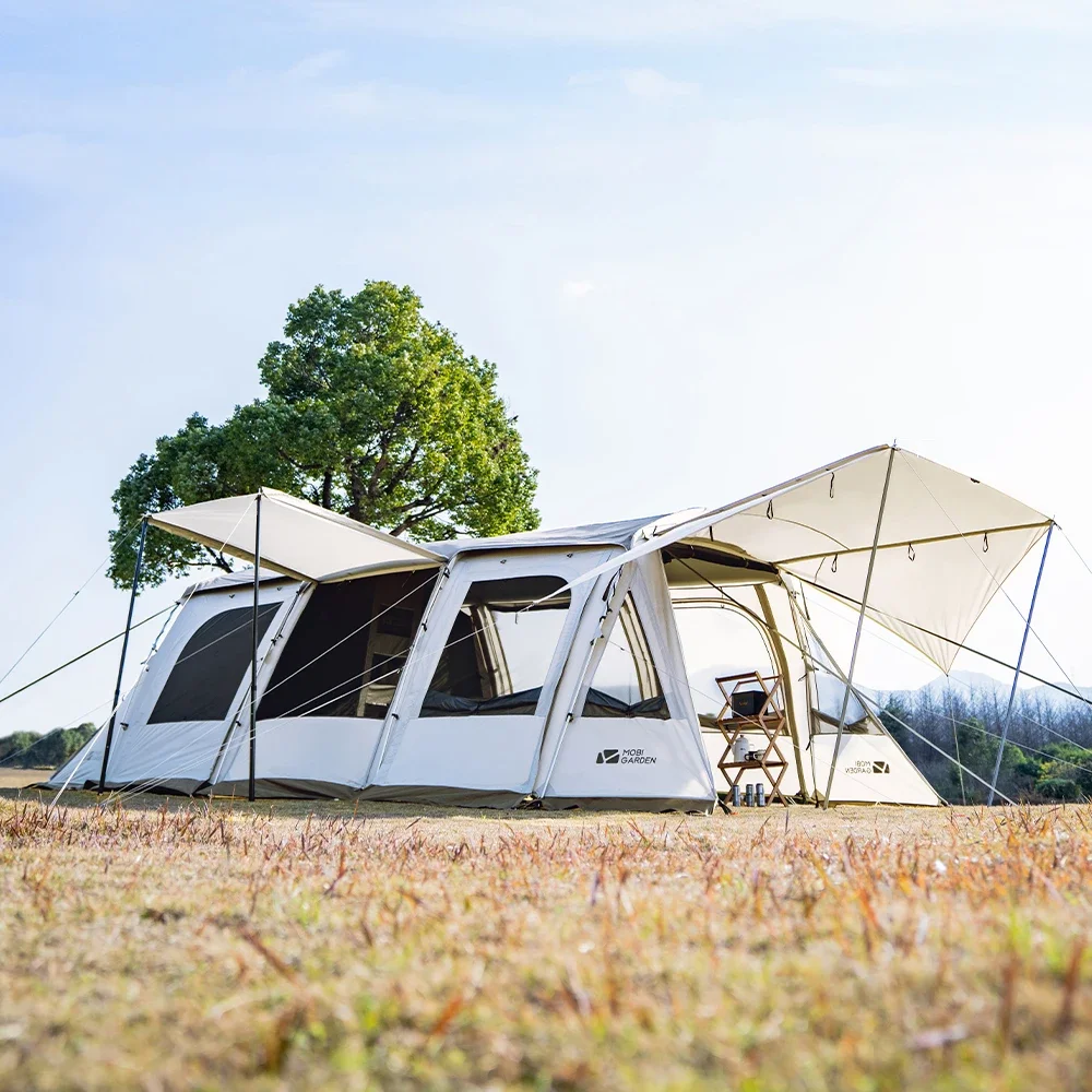 Camping LS4 Tunnel Tent Living Shell Tent Invitation Space Ultimate Spacious 4-Season Family Glamping