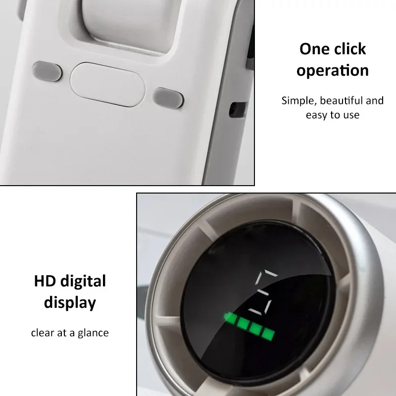 Tragbarer Mini-Handventilator Multifunktionaler Faltbarer Ventilator USB-Aufladbarer Mini-Turbinenventilator Mini-Tischventilator – Detail 6