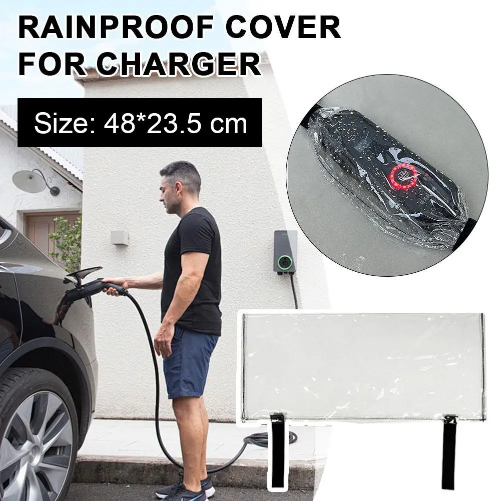 EV Charger Rain Cover Waterproof Dustproof Protector for Electric Vehicle