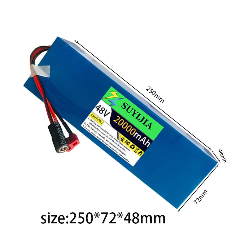 18650 new production 13S2P 18650 battery 48V 20Ah lithium battery 1000W suitable for M365 electric scooter built-in BMS