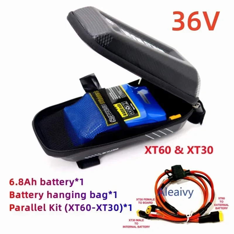 36v Battery 6Ah 10Ah 48V Battery for Paralleling Extra Expansion For XiaoMi M365 1s Pro Mi3 Ninebot Max G30 With Battery Bag