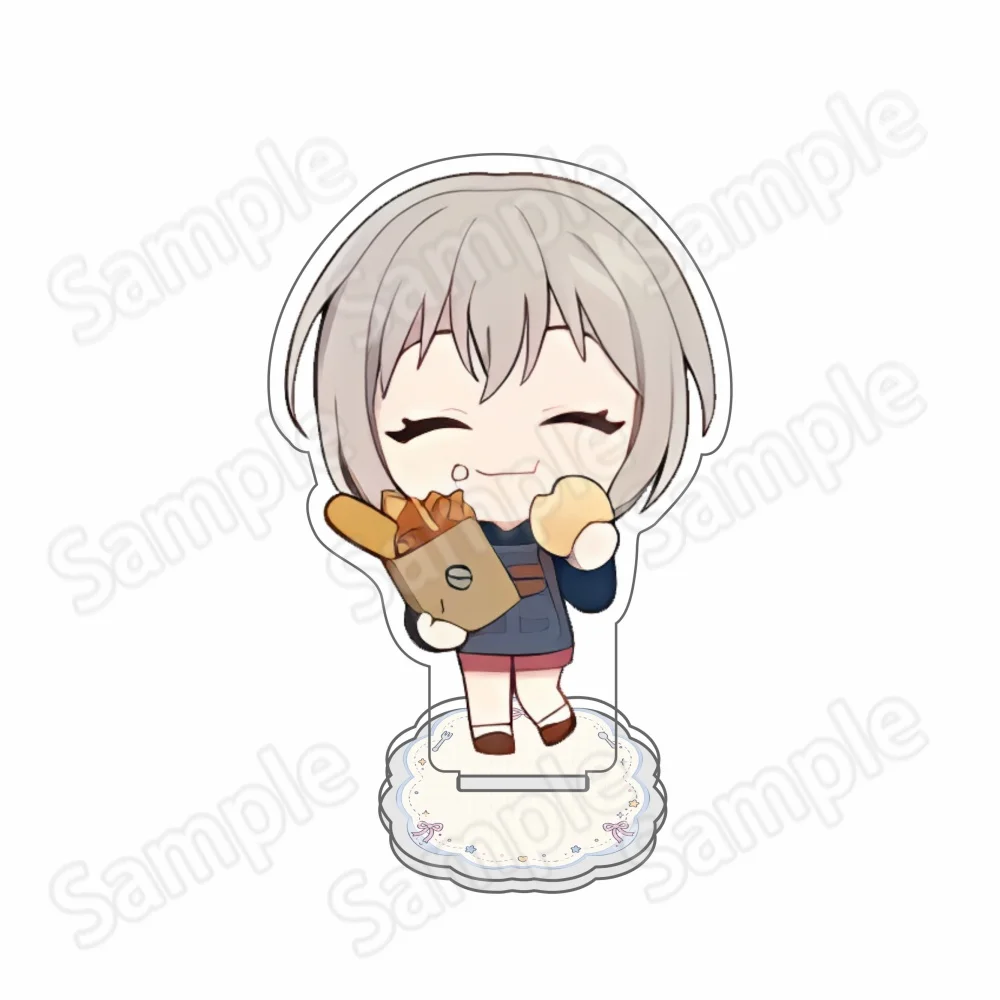 Anime BanG Dream! Summer Sunflower White Dress Limited New 10cm Acrylic Stand Figure Keychain Desktop Ornament Fans Collection