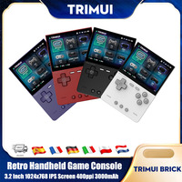 Trimui Brick Retro Handheld Game Console Linux System 3.2 Inch 1024x768 IPS Screen 400ppi 3000mAh Portable Video Game Player