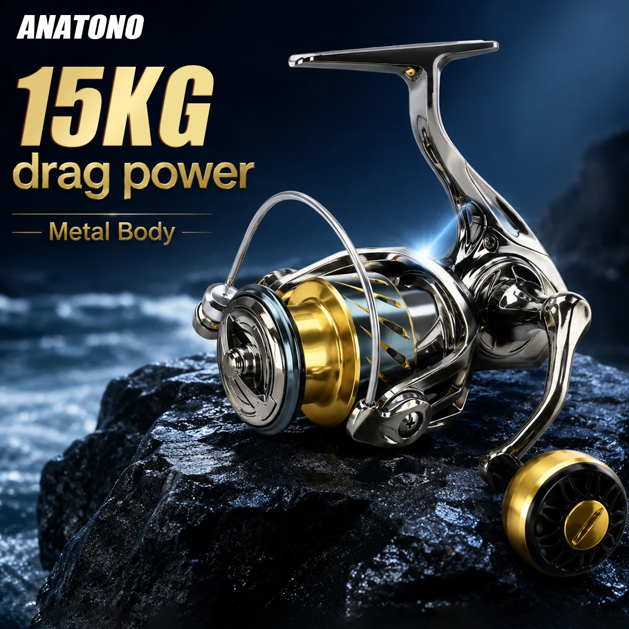 anatono-メタルボディスピニングフィッシングリール-ギア比-52-1-最大ドラッグ力-8kg-淡水・海水釣りに最適