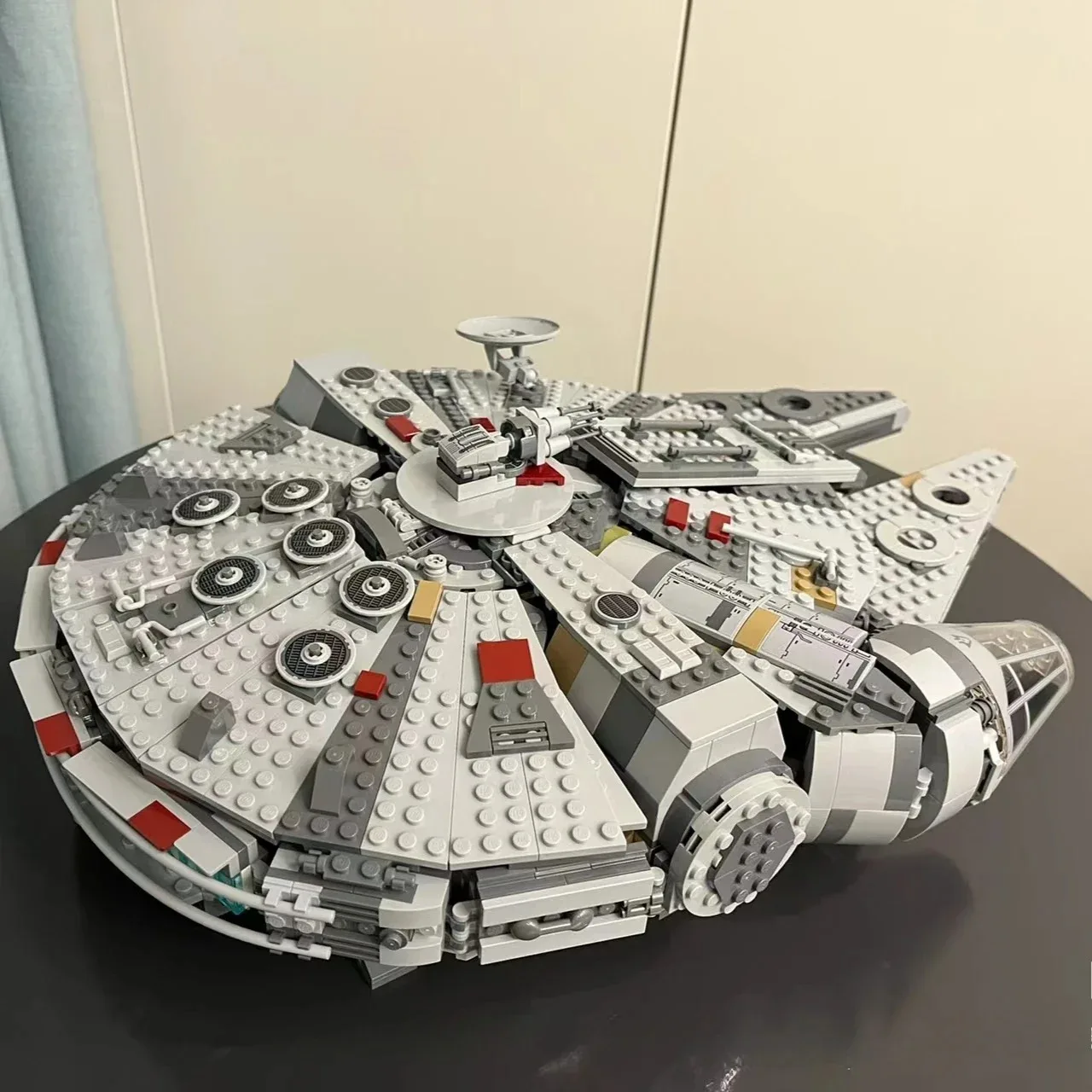 Falcon Compatible 75257 Millennium Spaceship Bricks Building Block Toys for Boys Gift for Kids Model Kits for Adults Constructor