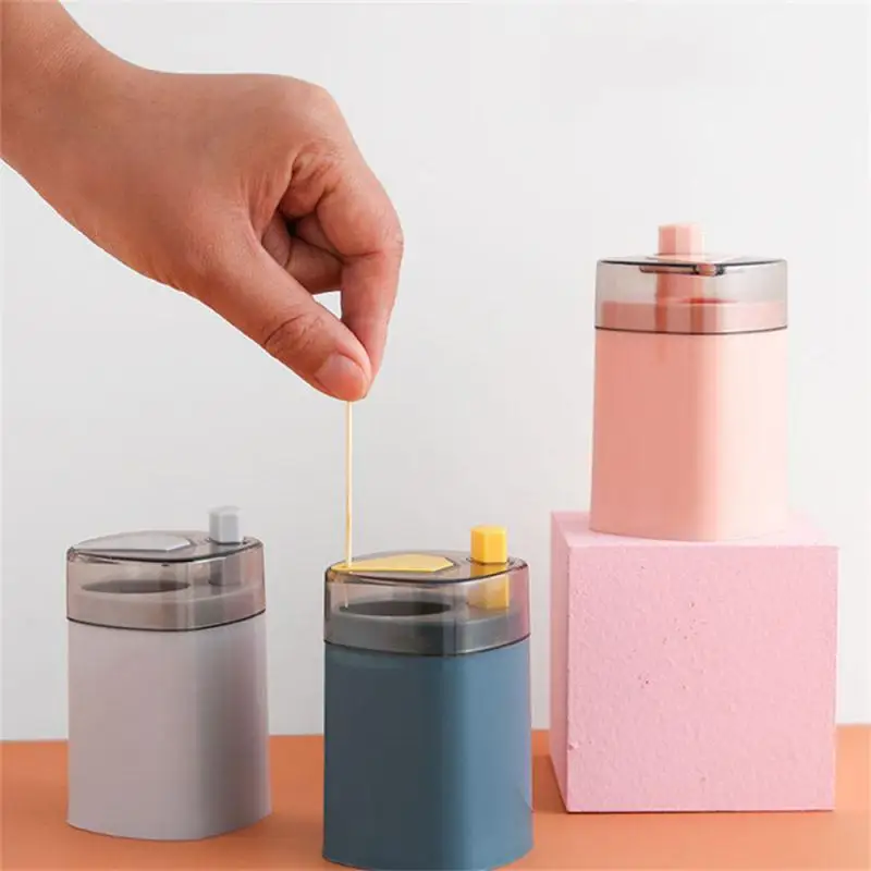 Automatic Toothpick Holder Box Container Household Table Toothpick Storage Box Toothpick Dispenser Fruit Fork Boxes Organizer