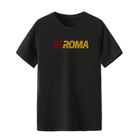 2025 Misma Camiseta Asroma Camisetas De Algodón Para Hombres Y Mujeres Letras Sueltas Verano Fútbol Camiseta De Alta Calidad