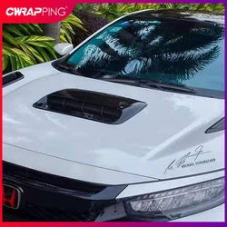 Universal SUV Truck For BMW Audi Benz Auto Tuning Hood Scoop Vents Bonnet Inlet Car Air Intake 4x4 Accessories