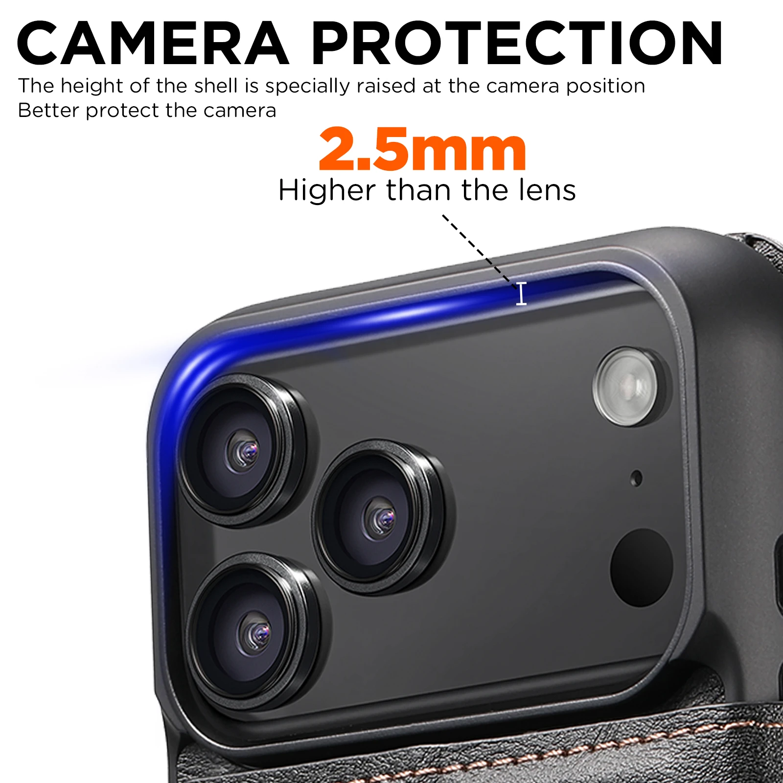 SUTENI Kunstleder Kabelloses Ladegerät Kartenhalter Ständer Brieftasche Magnetische Klapphülle Handyhülle für iPhone 18 Pro Max 17 16 15 14 – Detail 38