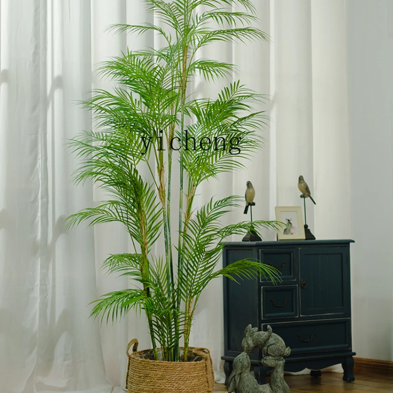 XL Simulation Palm Tree Phoenix Tail Fake Trees Window Greenery Bonsai Decoration Decoration