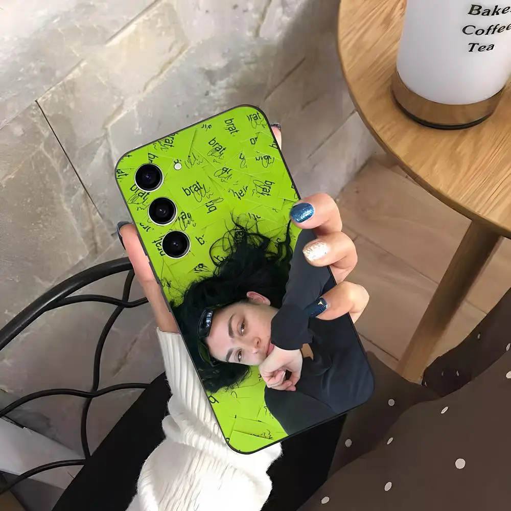 Singer Charli XCX Handyhülle für Samsung S26 S25 Plus S20 S20 Plus S22 Ultra S23 FE S21 Plus S21 Ultra Soft Cover
