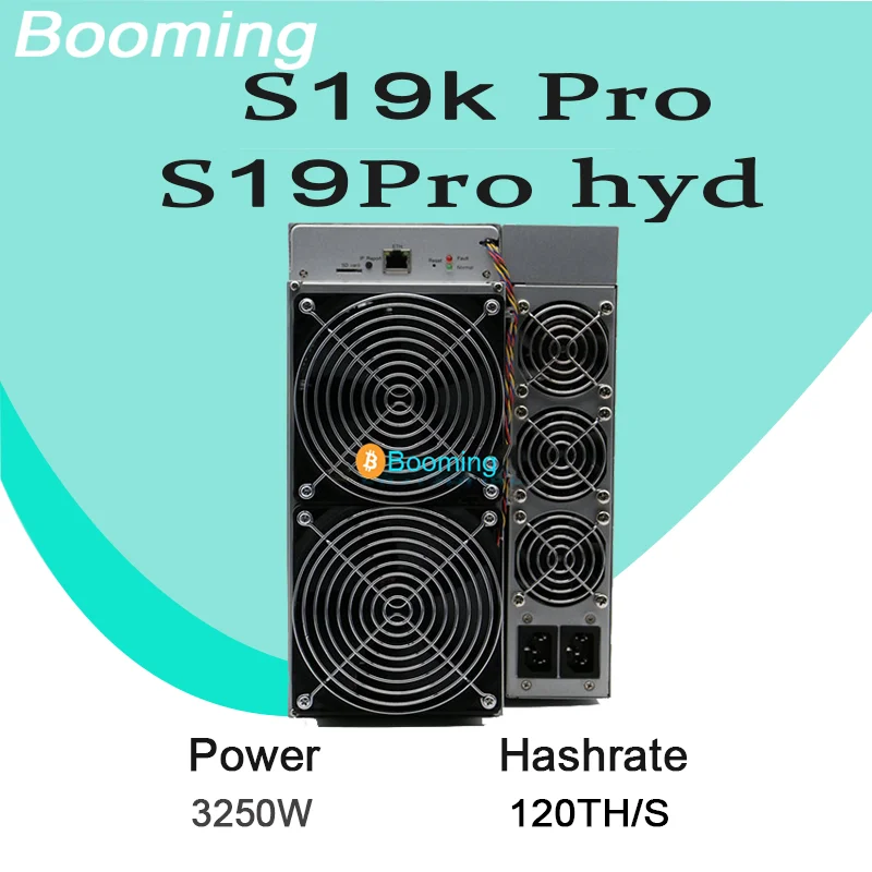 ماكينة تعدين البيتكوين من Antminer-Asic ، S19kpro T ، S19pro ، Hyd it ، Btc Bitman ، 120TH ، متوفر ، جديد