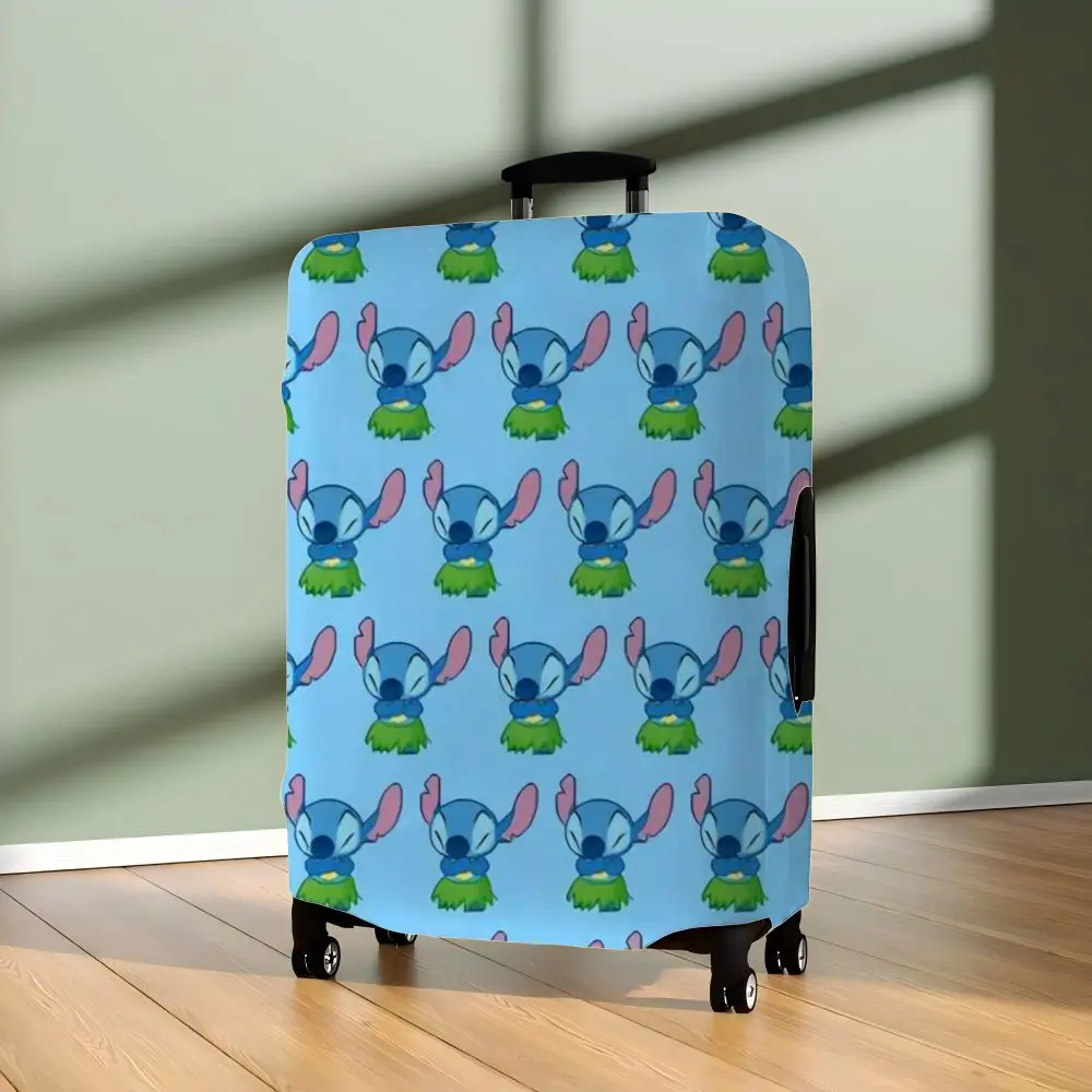 Luggage Cover Suitcase Protector Suitcases on Wheels Stitch S-XL For Travel Storage Bag Traveling Disney Case Accessories Covers