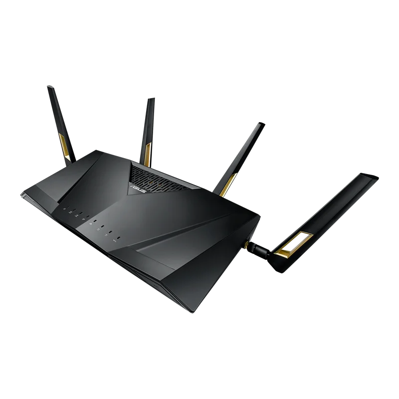 ASUS-Roteador WiFi de Banda Dupla, RT-AX88U, AX6000 802.11AX, Wi-Fi 6, 6000Mbps, MU-Mimo, OFDMA, AiMesh para Casa Inteira e AiProtection