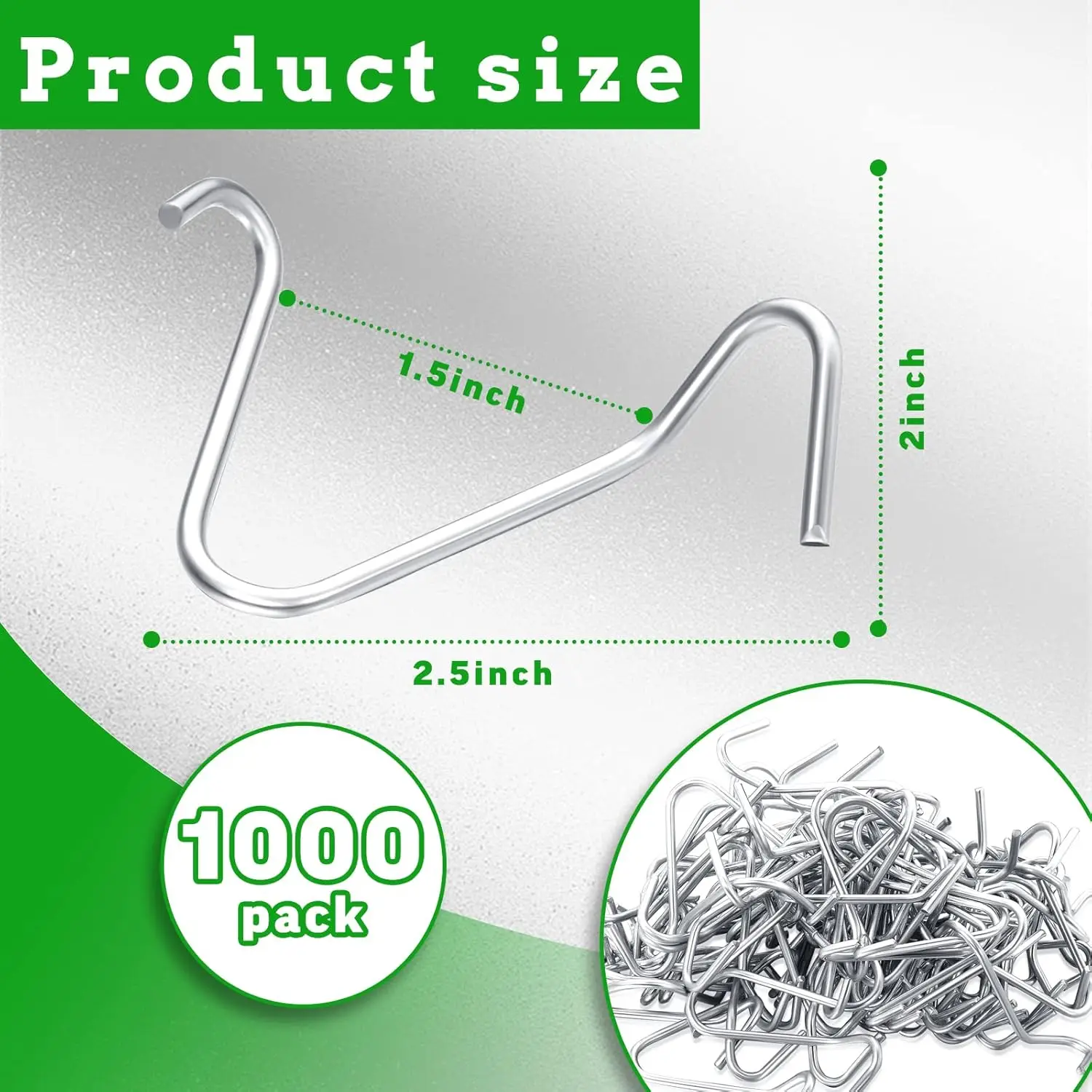 Galvanized Steel T Post Clips for Garden, Farm, Highway and Sport Fences, Rust Resistant, Weatherproof