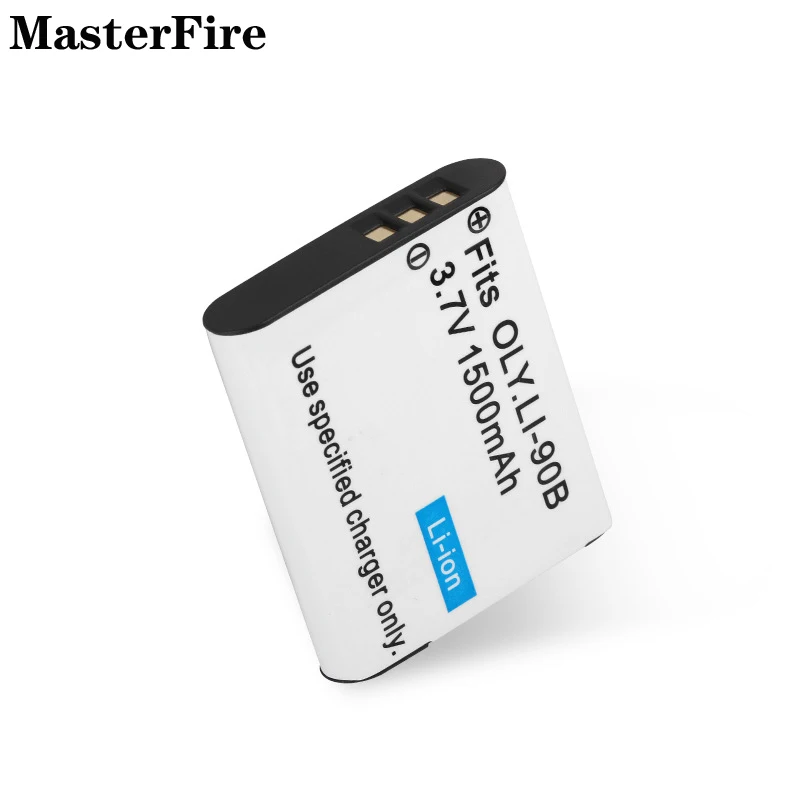 4x Li-90B Li90B 1500mah 3.7V بطارية الكاميرا لبطاريات أوليمبوس SH-50، SH-60، Tough TG-1، Tough TG-3، XZ-2، TG-4، TG-5، SP100