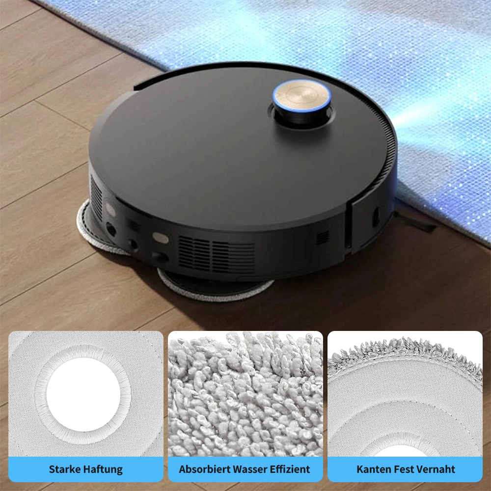 أجزاء وسادة الممسحة لـ Dreame L10/L20/L30 Ultra، X10/X40/X50 Ultra، X20/X30/X40/X50 Pro/S10 Pro لـ Xiaomi Mijia Omni X10+ X20+/Mop 3S #4