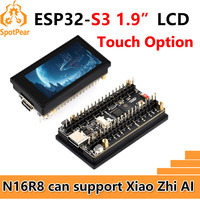 ESP32 S3 N16R8 Development board 1.9 inch LCD Display 1.9inch TouchScreen 170x320 SD-Port RGB LED QMI8658 6-Axis ST7789 CST816