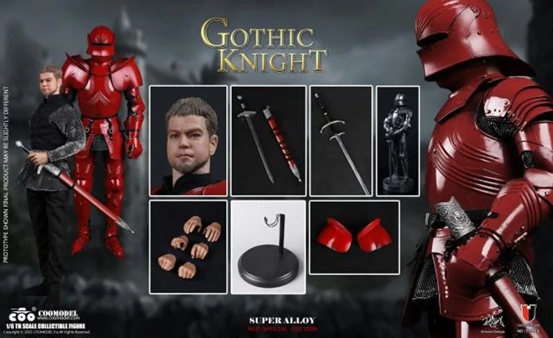 In Voorraad Coomodel SE115 SE116 1/6 Schaal Rijk Serie Super Legering Gothic Knight 12 Inch Full Set Action Figure Model speelgoed