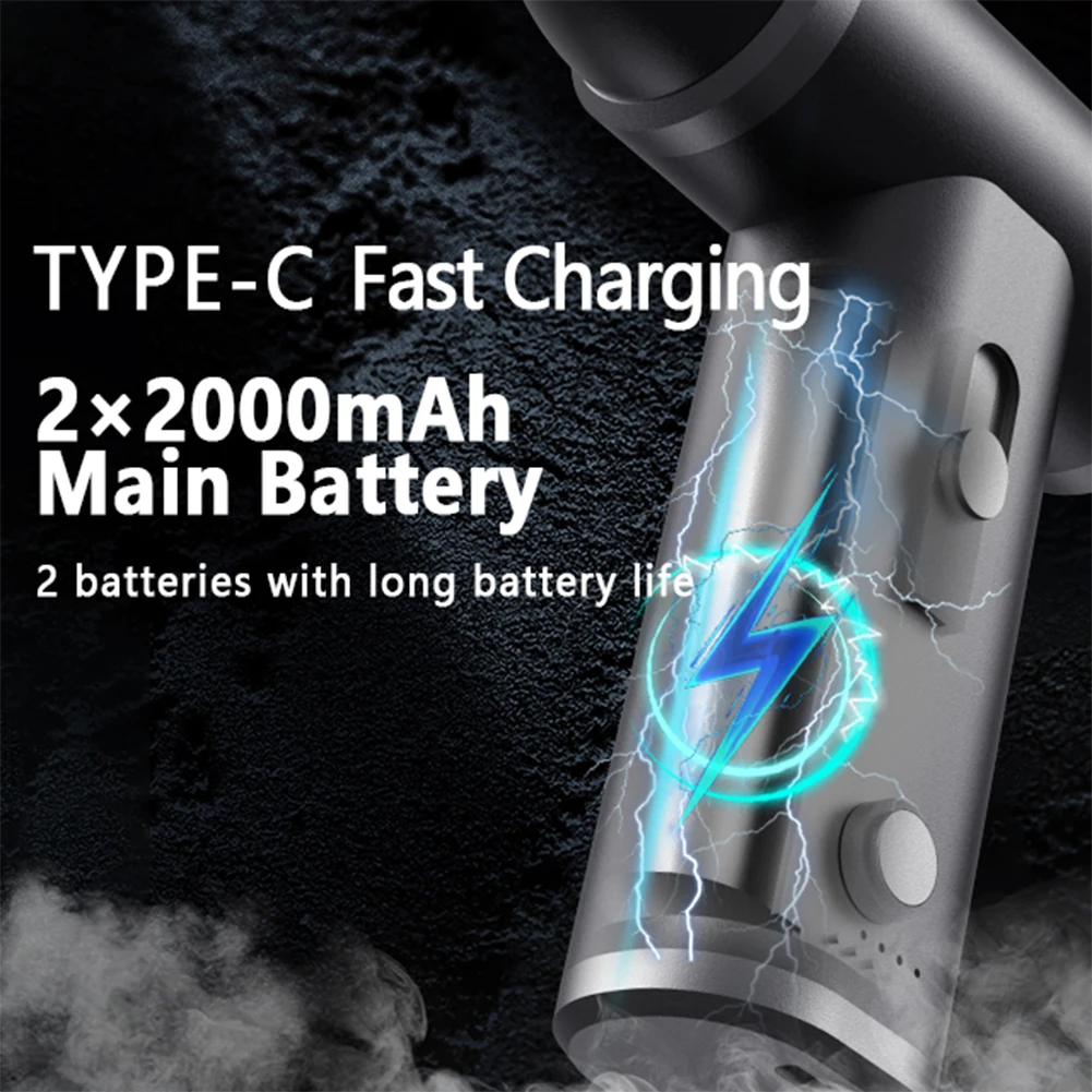 

110000PRM Compressed Air Duster Brushless Motor Electric Air Duster Rechargeable Portable Air Blower for Computer Keyboard