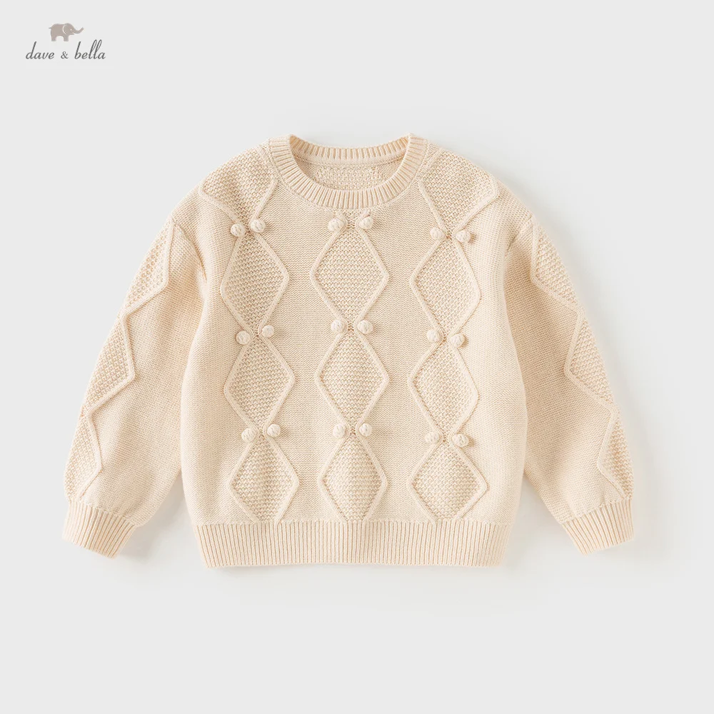 

Dave Bella Children Sweater Autumn Winter Boys Girls Warm Soft Knitted Pullover Cotton Sweater Outerwear Kids Clothes DB4253829