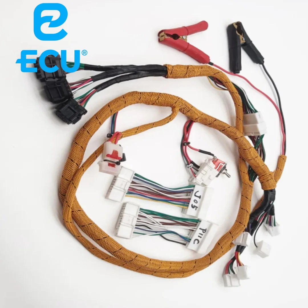 Applicable to Kobelco excavator J05 J08 P11C engine start test wiring harness and diagnostic wiring harness