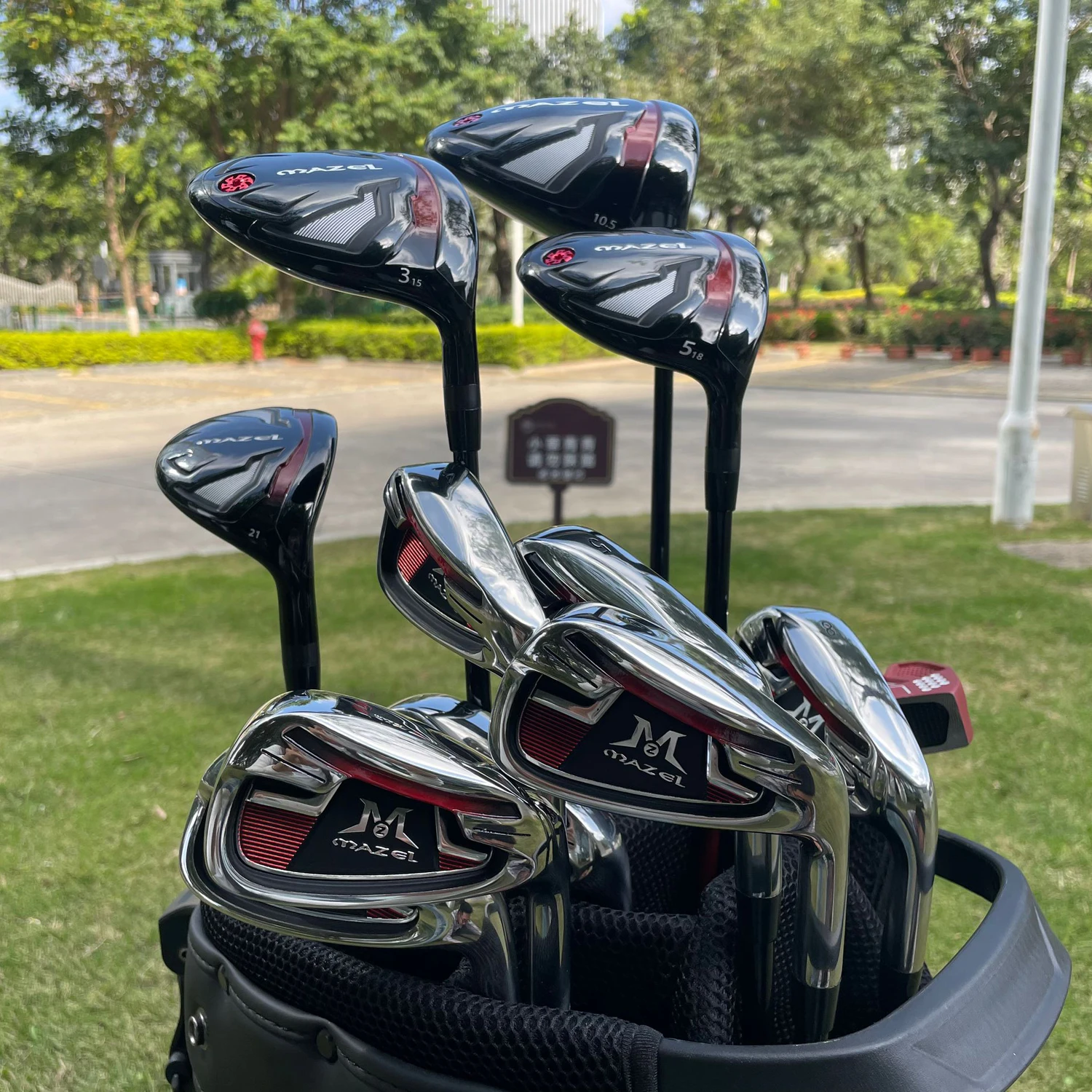 STLF MAZEL 2023 مجموعة نادي الجولف الكاملة مع سائق الجولف ومضرب وحقيبة الجولف #1
