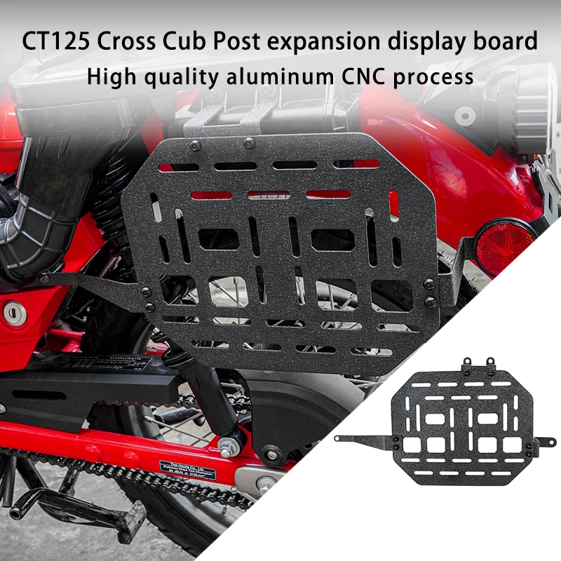 CY-portaequipajes lateral para Ct125 Trail 125 Hunter Cub 2021 2022 2023 2024 2025 Tipo de vehículo, para fijación de tanque de combustible de repuesto