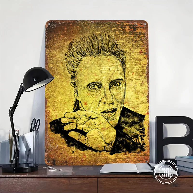Ronald Walken Tinplate Poster Customized Wall Art Vintage Retro Metal Signs for Luxury Home Decor Items Gamer Decoration Room
