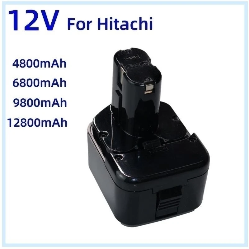 For Hitachi 12V Replacement Battery 4.8/6.8/9.8/12.8Ah EB1214S EB1212S EB1220BL EB1212S WR12DMR DS180F3 DH15DV DS12DVF3