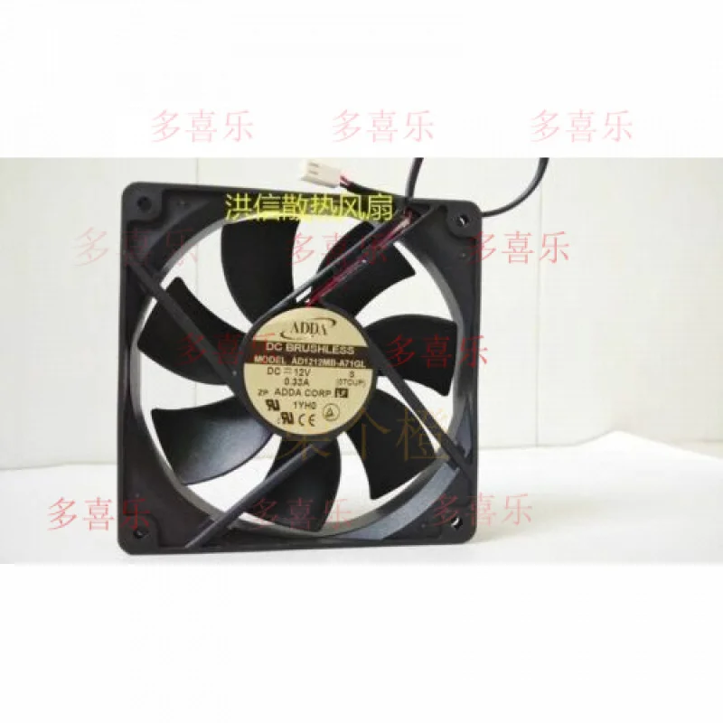 

ZMZM ДЛЯ ADDA 12025 AD1212MB-A71GL DC12V 0,33A 120 мм 2-контактный инверторный охлаждающий вентилятор