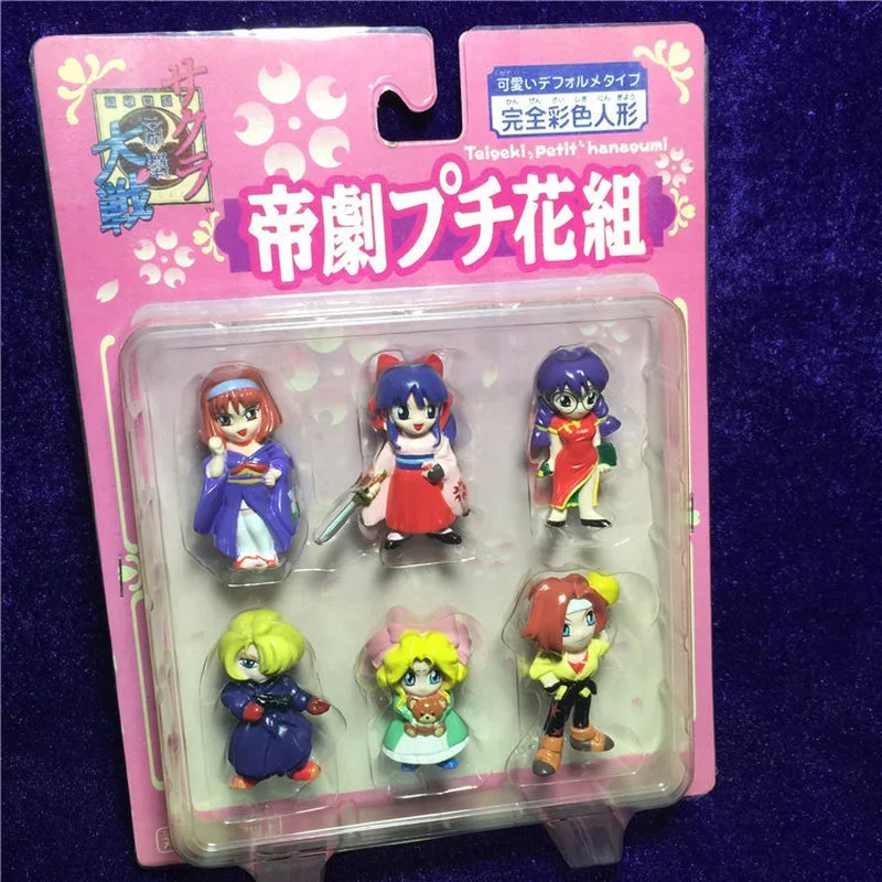 

Original Sakura Wars Figure Ogami Ichiro Doll Shinguji Sakura Kanzaki Sumire Ornaments Accessories Pretend Play Children Toy