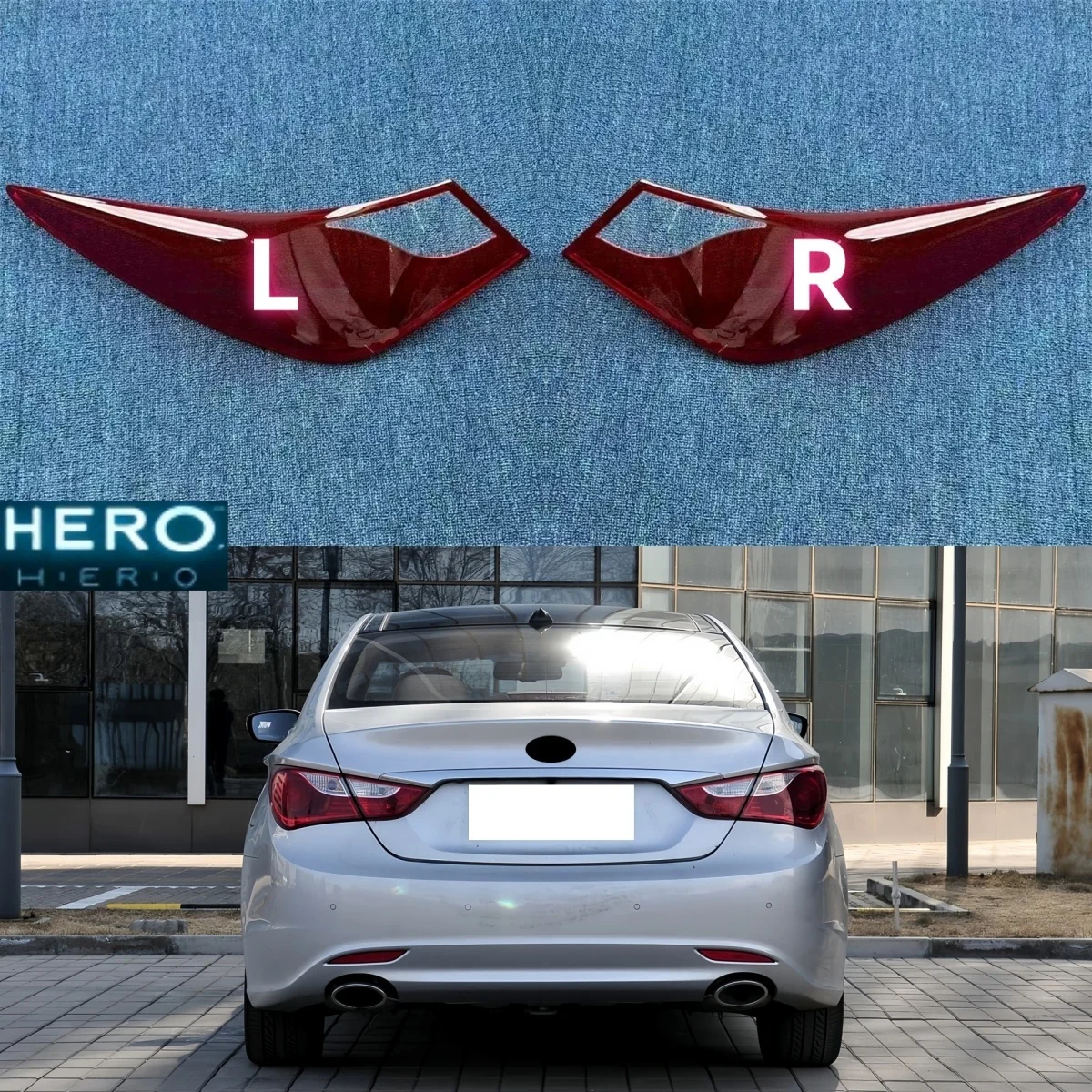 For Hyundai Sonata 2011 2012 2013 2014 Taillight Shell Tail Lamp Cover Turn Signal Light Mask Replace The Original Lampshade