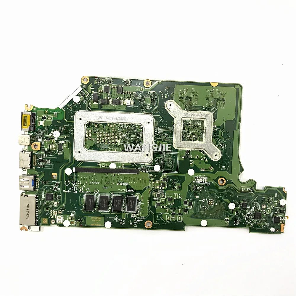 Imagem -03 - Placa-mãe Portátil para Acer Aspire C5v01 La-e892p A51551g A615 A615-51g A517-51g I58250u I79550u Mx130 Gpu 2g 4g Ram