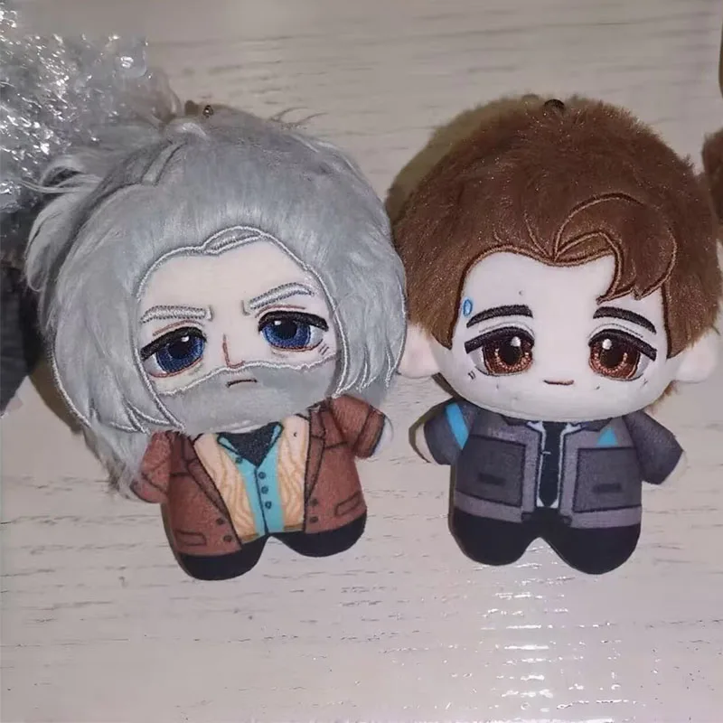 RK800 Hank Anderson Plush Doll 10cm Printed Connor Stuffed Toy Pendant Plusie Dolls Present XMAS Collect Gift