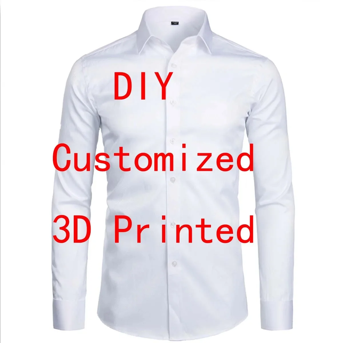 

DropShipping VIP Link Tops DIY Men's Long Sleeve Shirt Fashion Casual Shirt Button-down Shirt Unique Streewear